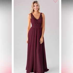 Kennedy Blue Betsy Bridesmaid Dress in Bordeux!